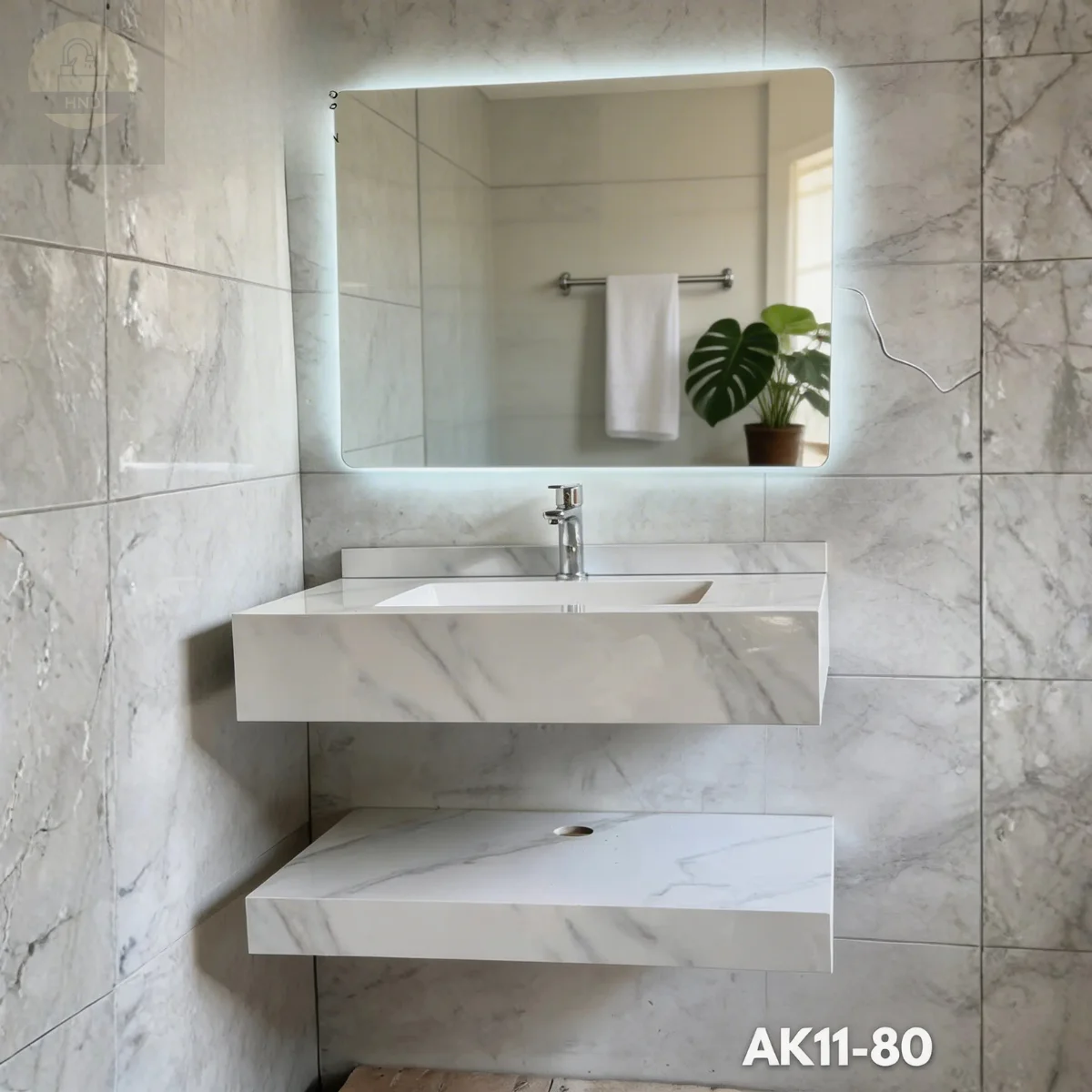 Bàn đá lavabo AK11-80 AK11-80