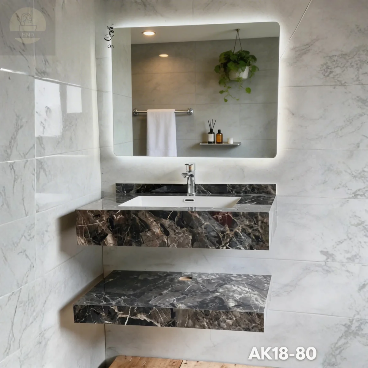 Bàn đá lavabo AK18-80 AK18-80