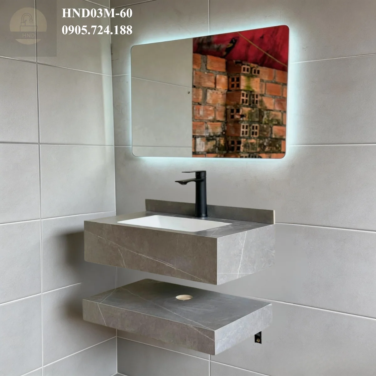 Bàn đá lavabo HND03M-60 HND03M-60