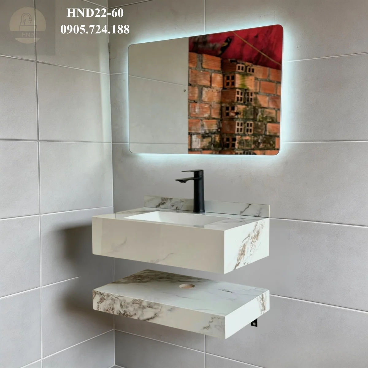 Bàn đá lavabo HND22-60 HND22-60