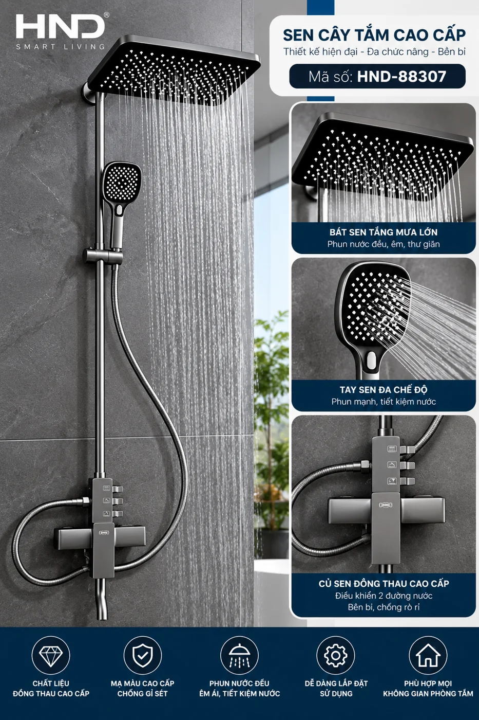 Sen tắm đứng HND-88307 HND-88307