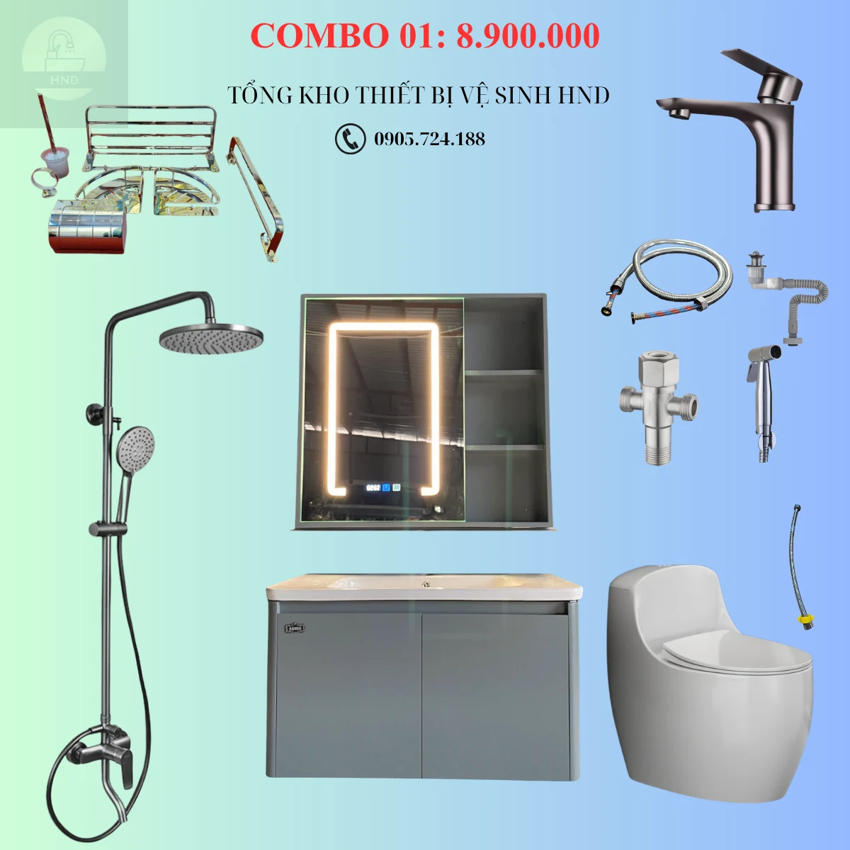 Combo thiết bị vệ sinh COMBO 01