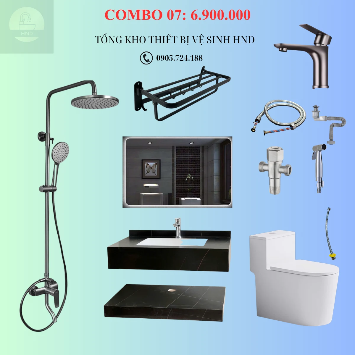 Combo bàn đá AK07-80 tràn viền