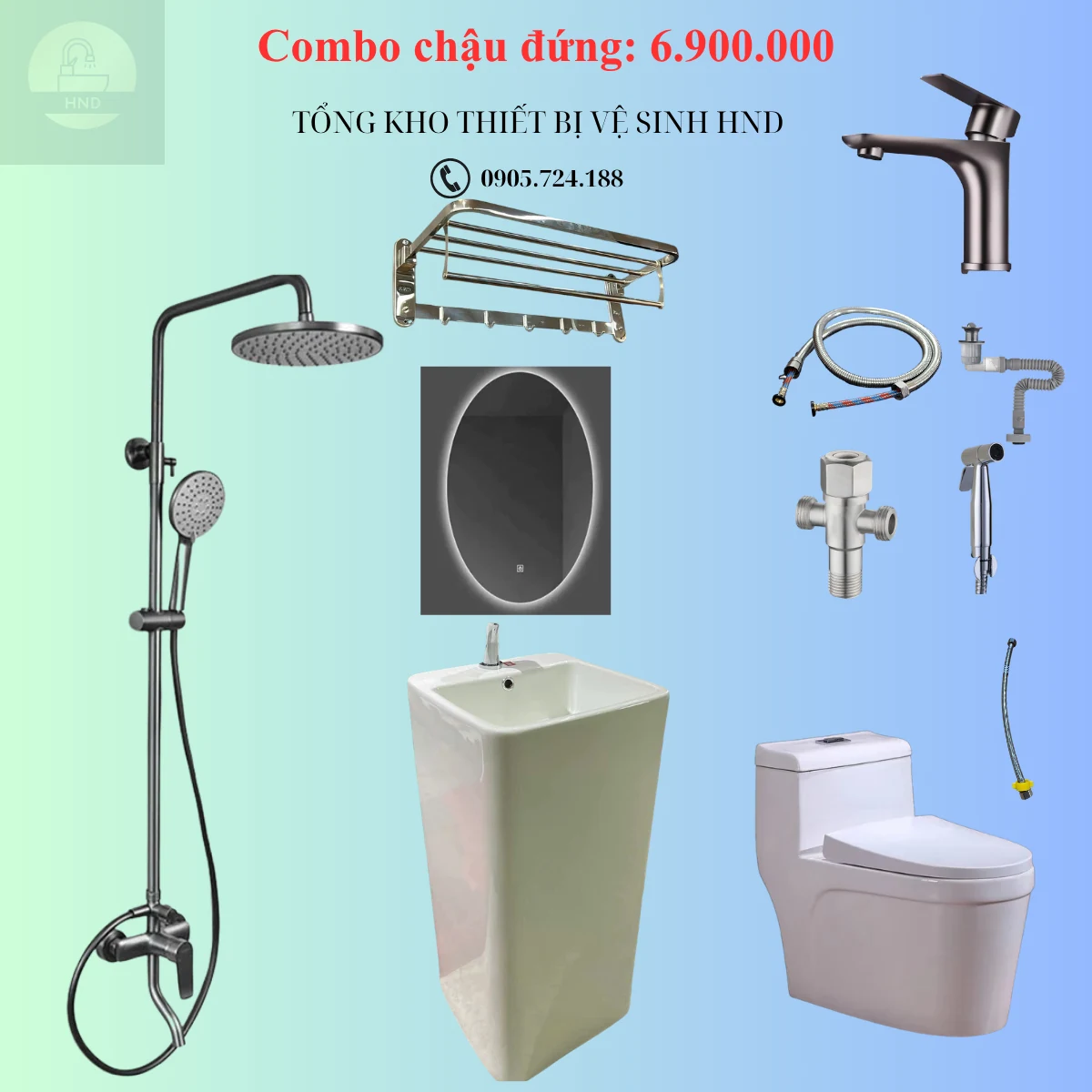 Combo chậu đứng COMBO CHẬU ĐỨNG