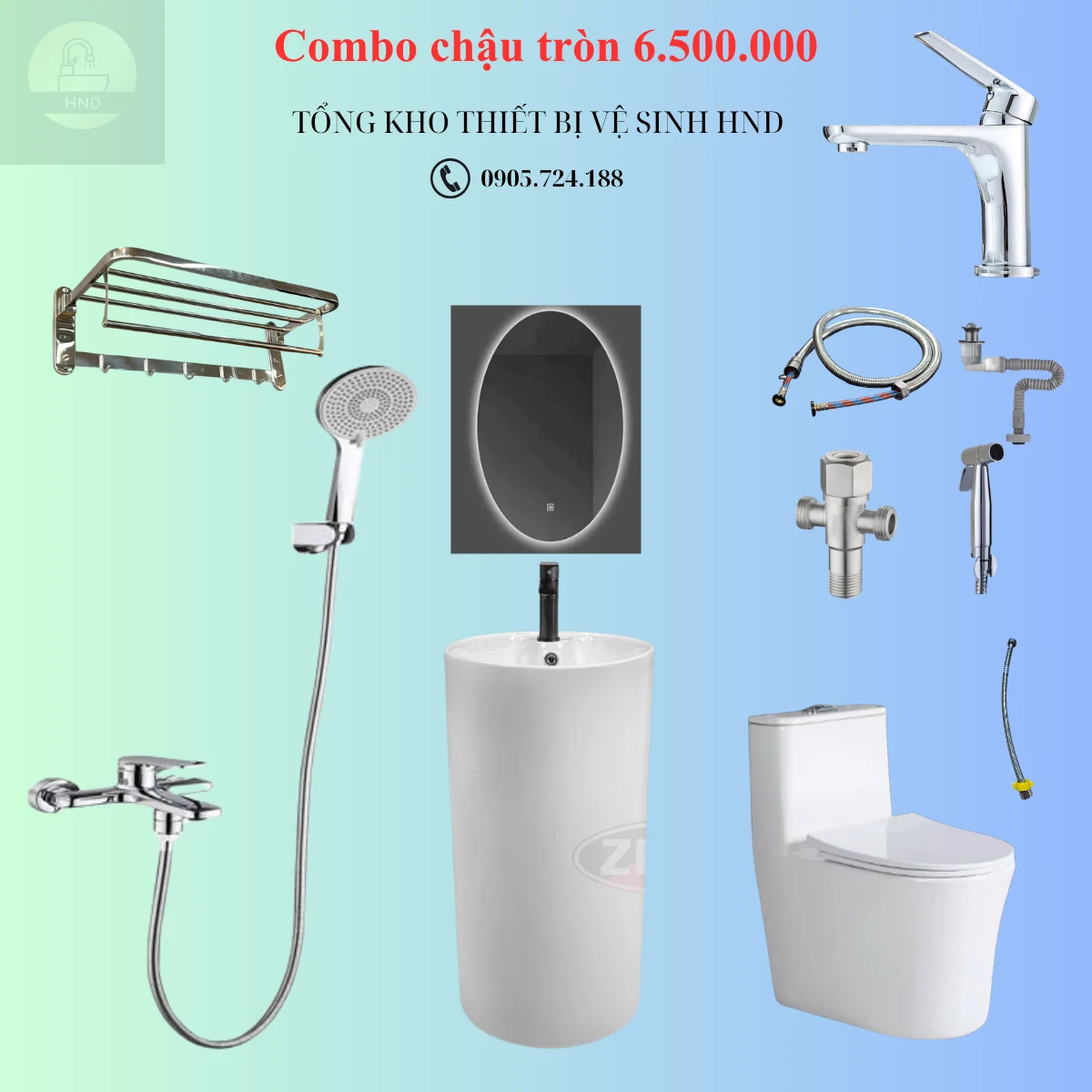 Combo chậu tròn COMBO CHẬU TRÒN