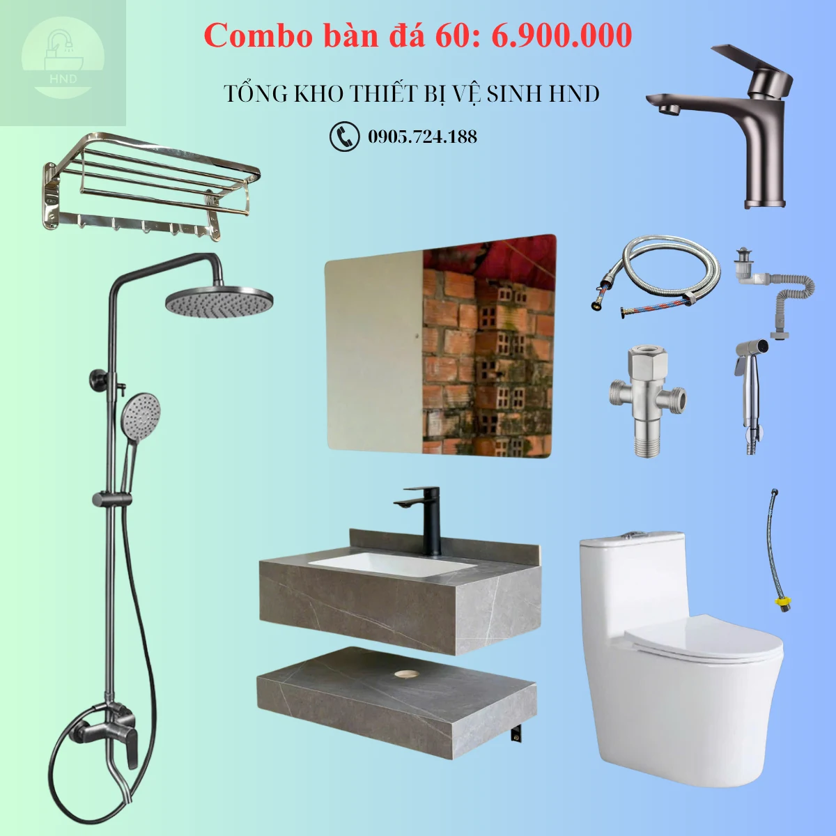 Combo bàn đá AK03-60