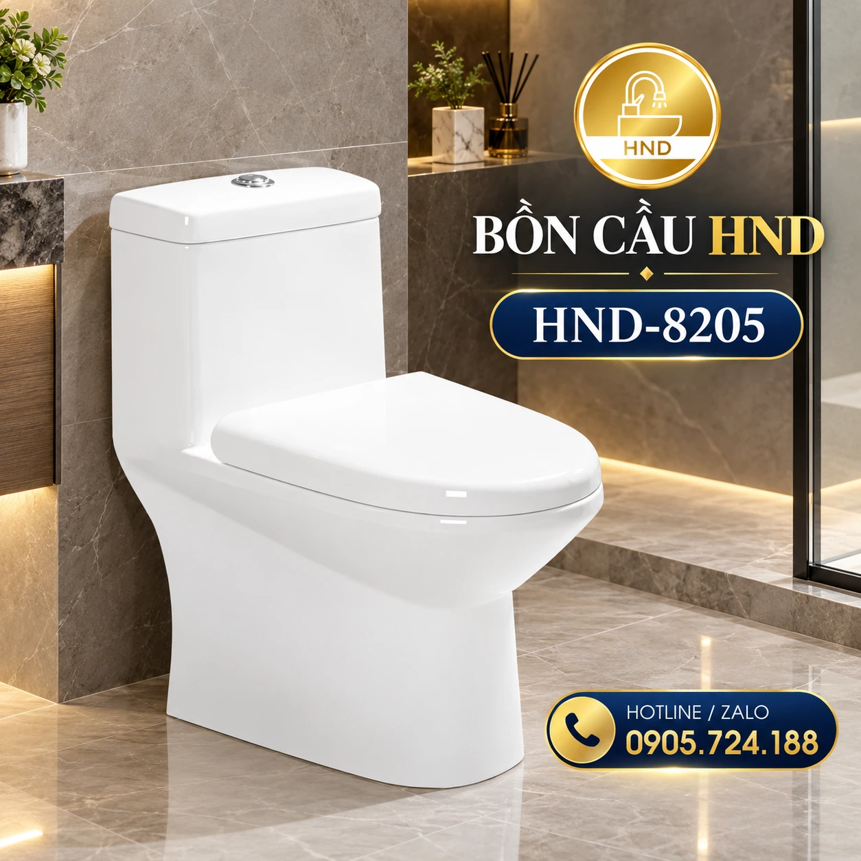Bồn cầu HND-8205 HND-8205