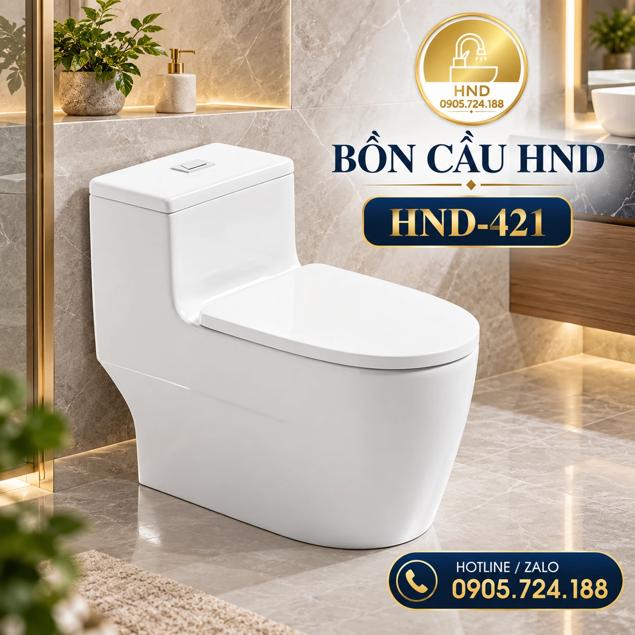 Bồn cầu HND-421 HND-421