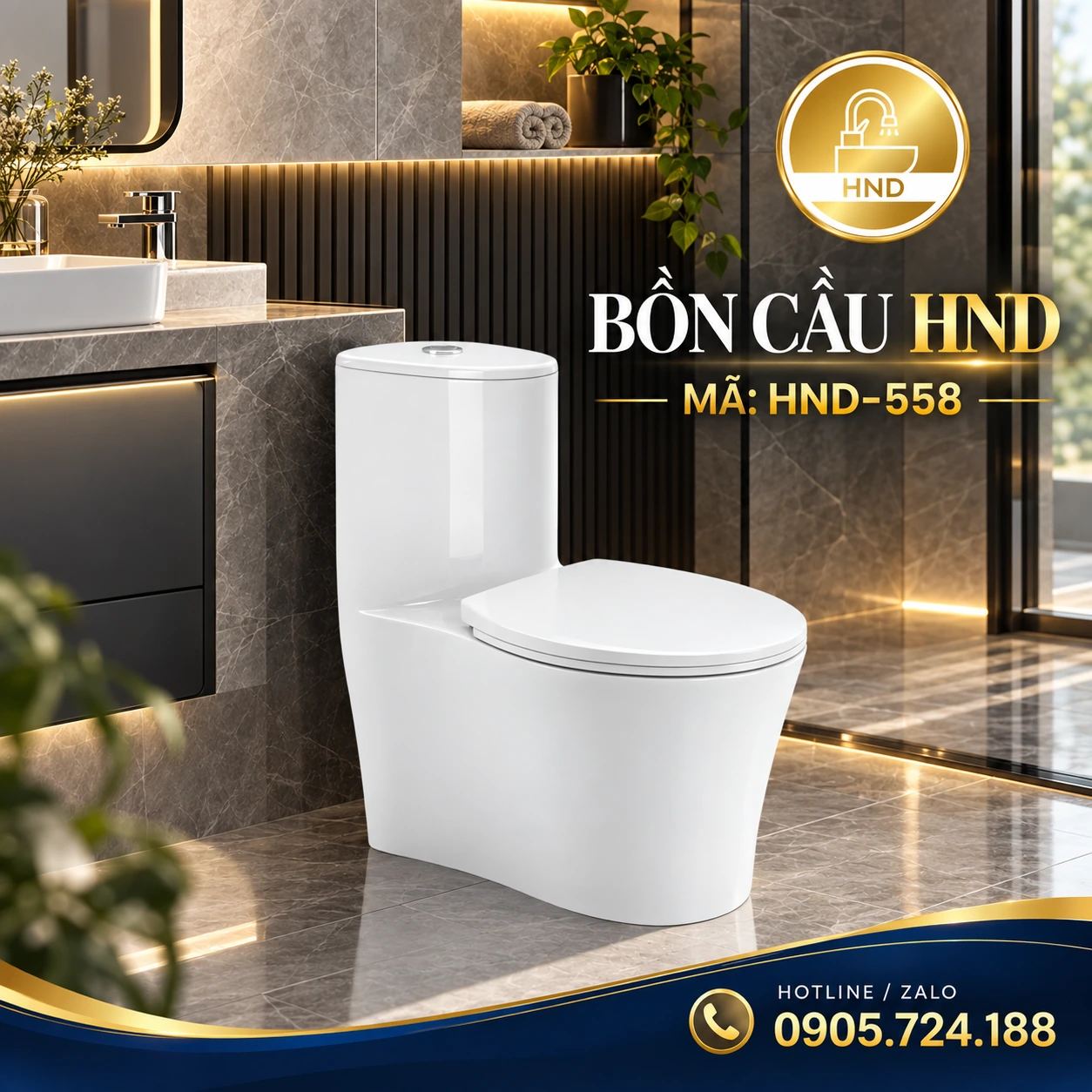 Bồn cầu HND-558 HND-558