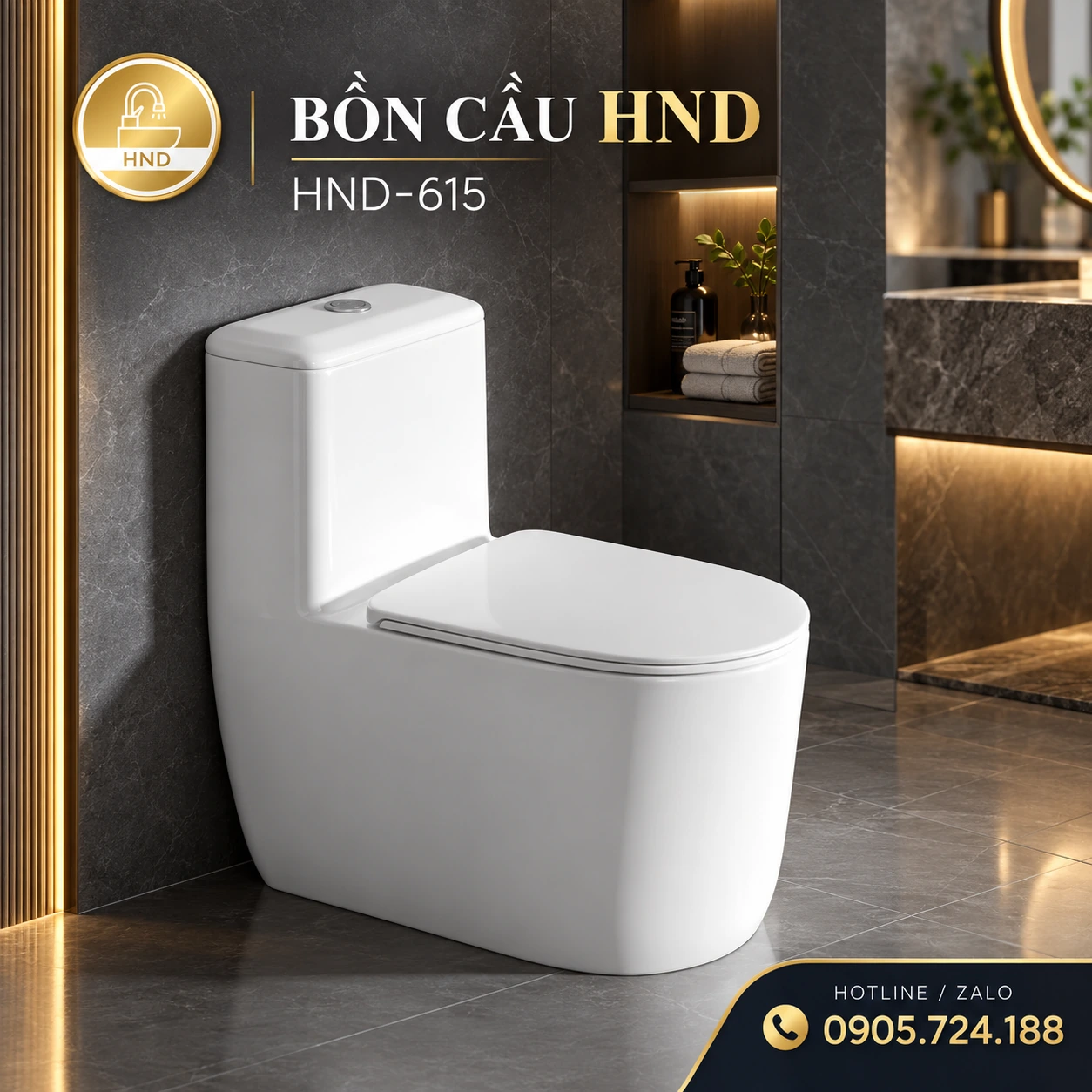Bồn cầu HND-615 HND-615