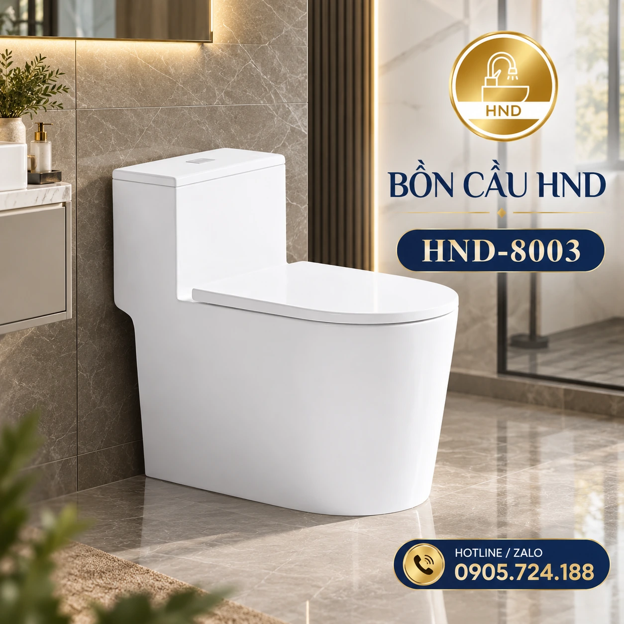 Bồn cầu HND-8003 HND-8003