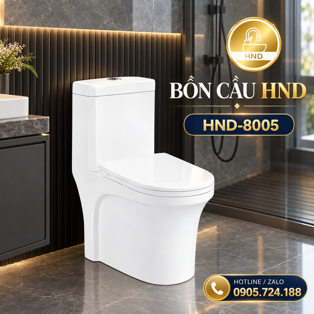 Bồn cầu HND-8005 HND-8005