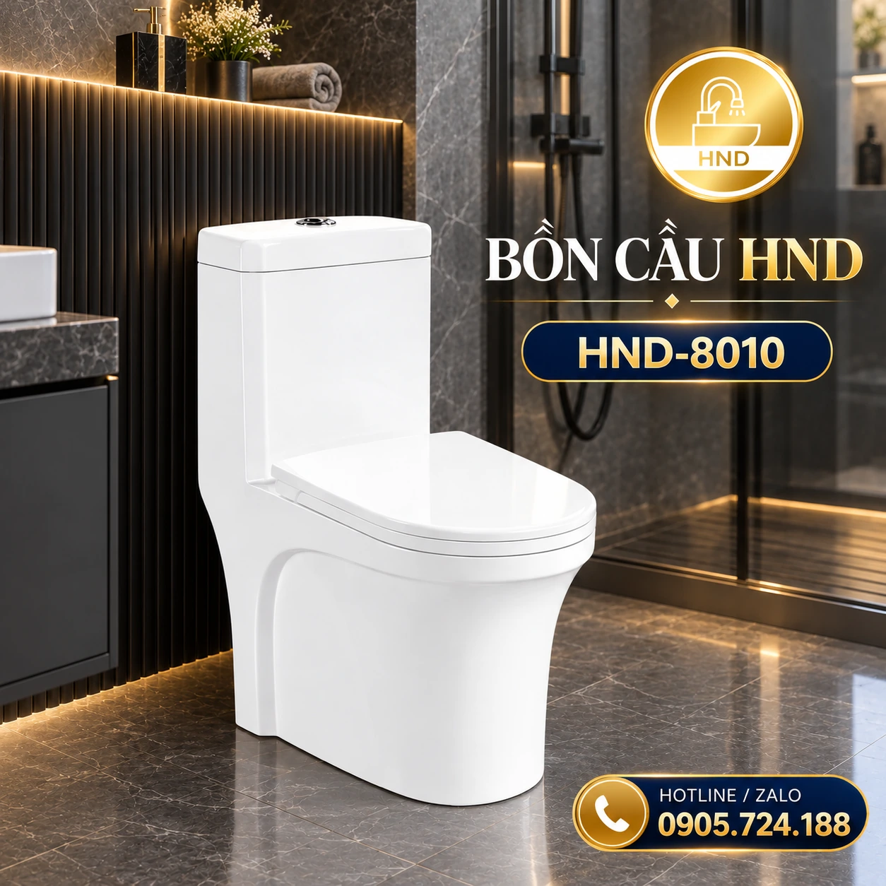 Bồn cầu HND-8010 HND-8010