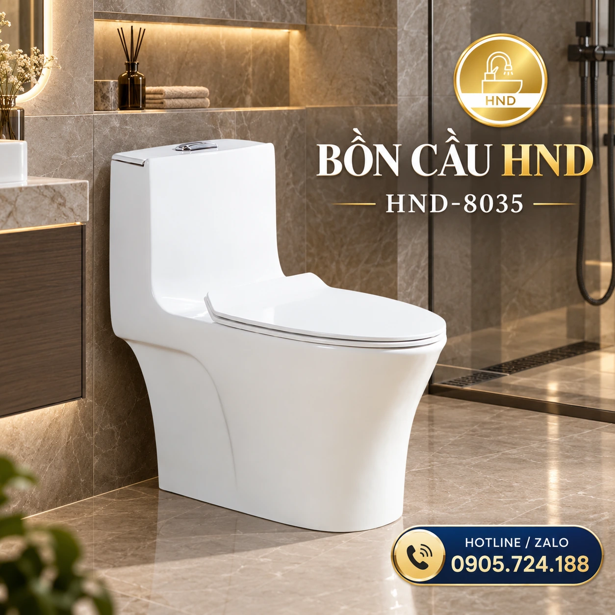 Bồn cầu HND-8035 HND-8035