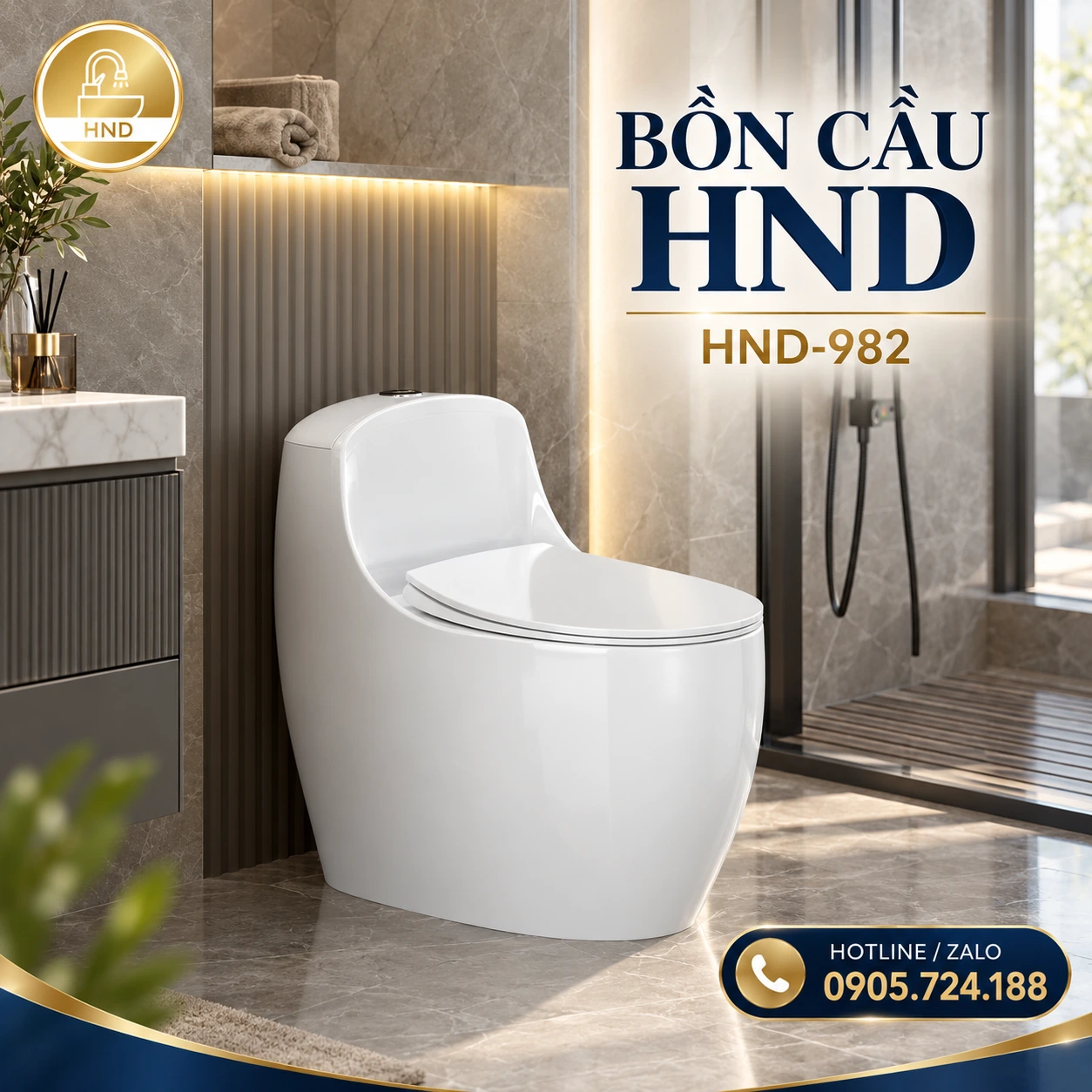 Bồn cầu HND-982 HND-982