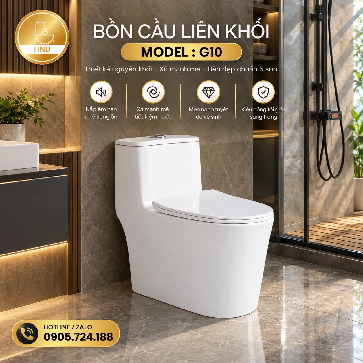 Bồn cầu HND-G10 HND-G10