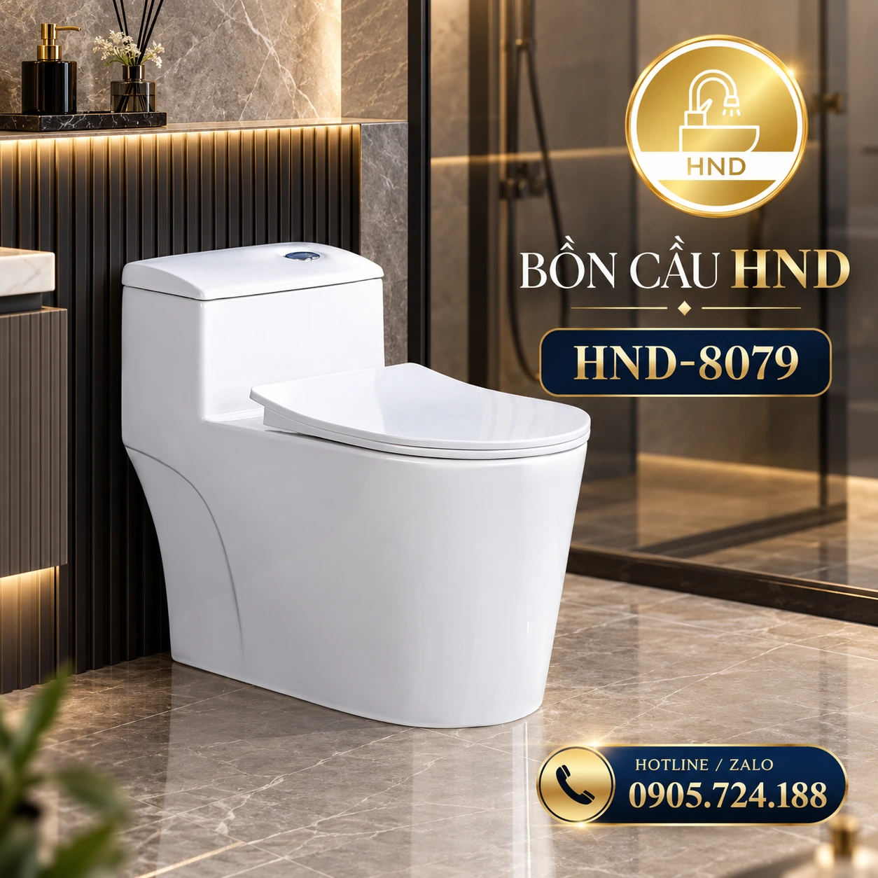 Bồn cầu HND-8079 HND-8079