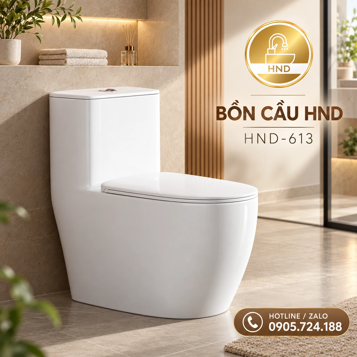 Bồn cầu HND-613 HND-613
