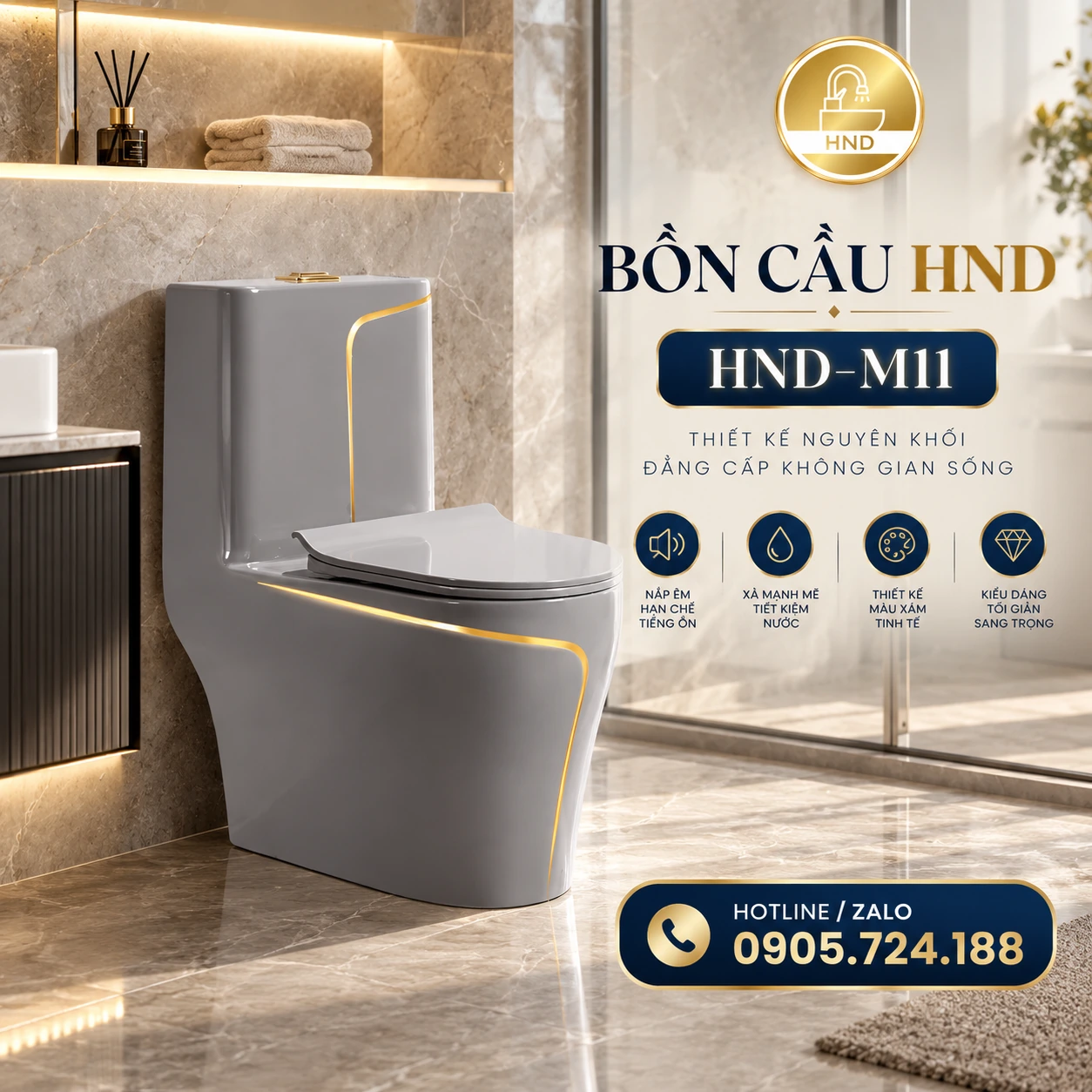 Bồn cầu HND-M11