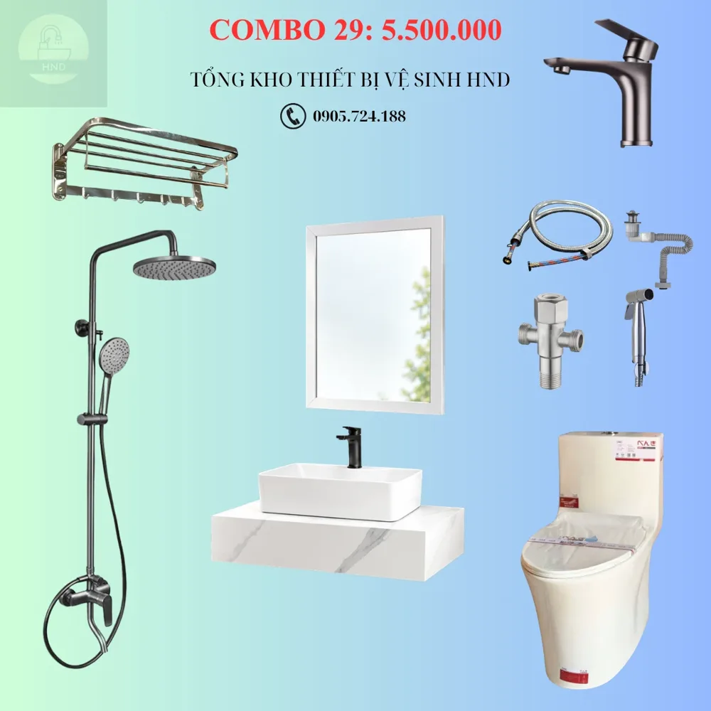 Combo thiết bị vệ sinh 29 Combo 29