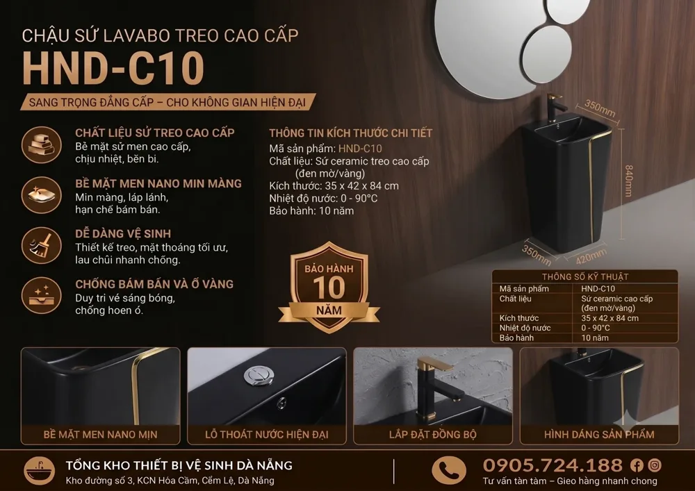 Chậu lavabo HND-C10 HND-C10