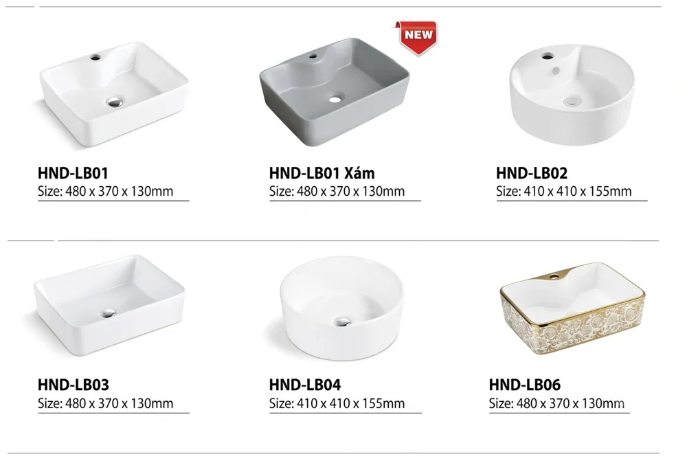 Chậu lavabo HND-LB01 HND-LB01