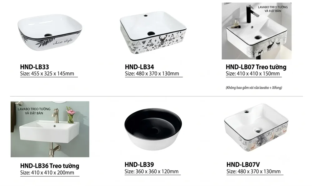 Chậu lavabo HND-LB36 HND-LB36