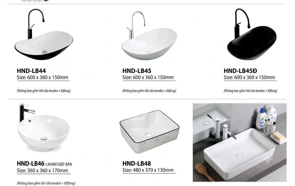Chậu lavabo HND-LB44 HND-LB44