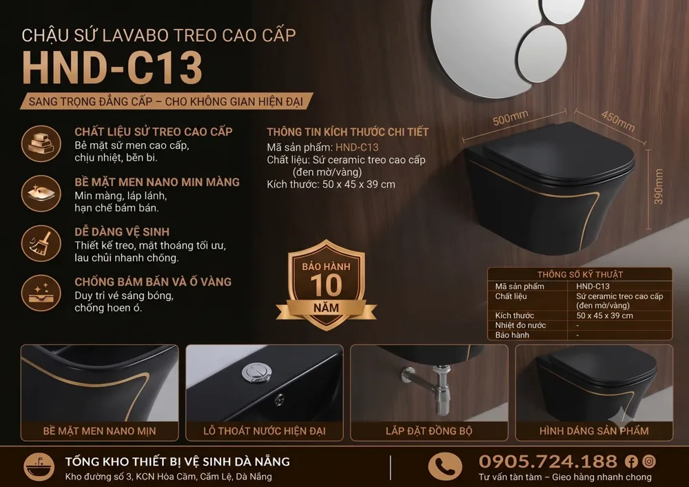Chậu lavabo HND-C13 HND-C13